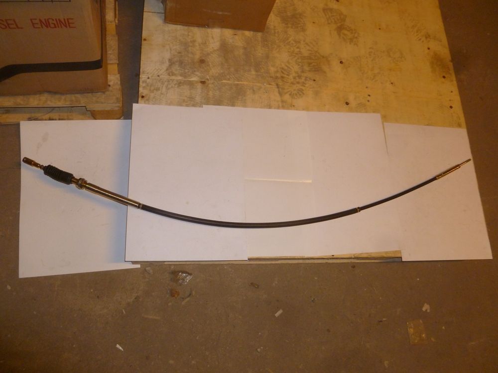 Тросик реверса WP-320H (L=146 cм,М8х23мм,М6мм)/Vibrator control cable