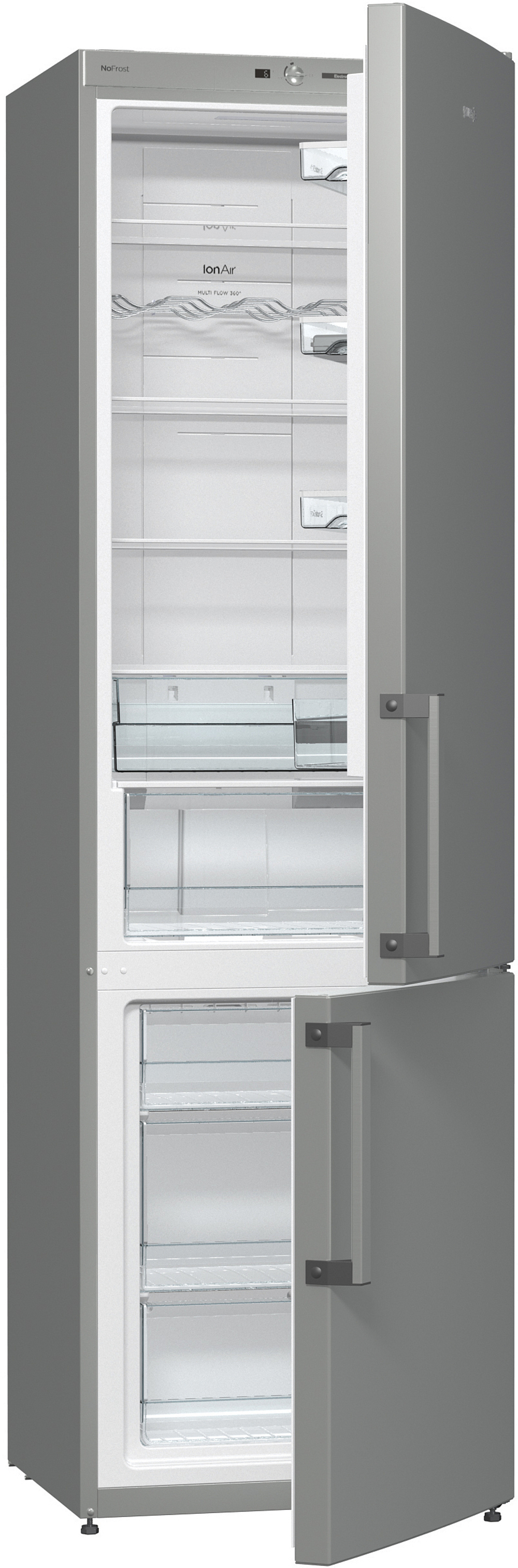 Отдельностоящий двухкамерный холодильник Gorenje NRK 6201 GHX