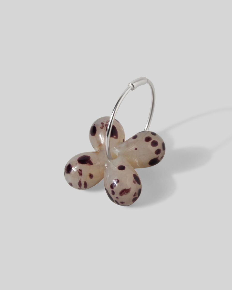 Моносерьга Glass Dalmatian