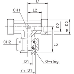 Соединение PNТ DS10 18х1.5 - DL10 16х1.5 (корпус)
