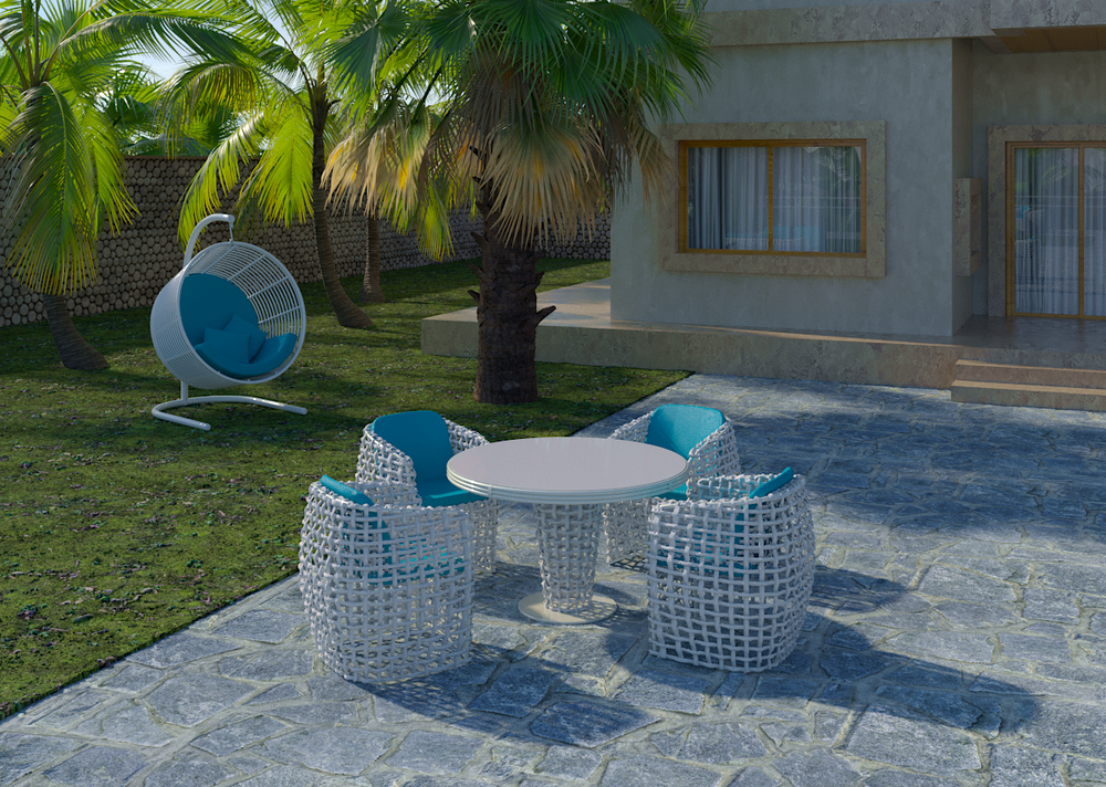 Стол обеденный круглый, Коллекция Санторини