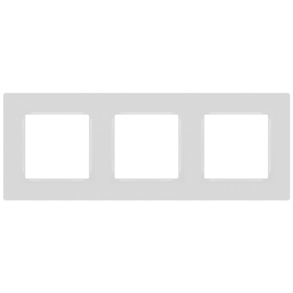 Рамка для розеток и выключателей ЭРА Серия 12 12-5203-01 на 3 поста, Классик, белый