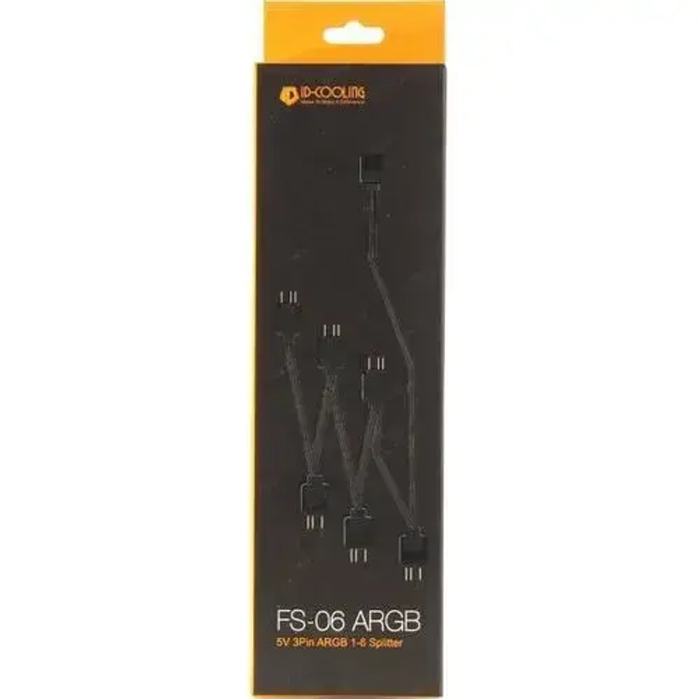 Кабель-разветвитель ID-Cooling FS-06 ARGB 3pinARGB-&gt;6x3pinARGB