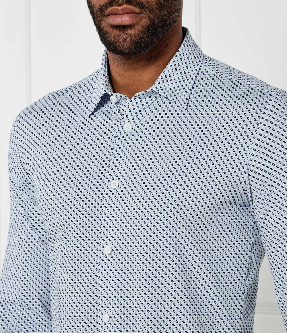 Рубашка P-ROAN-kent-C1-233 BOSS BLACK - голубой(50535377)