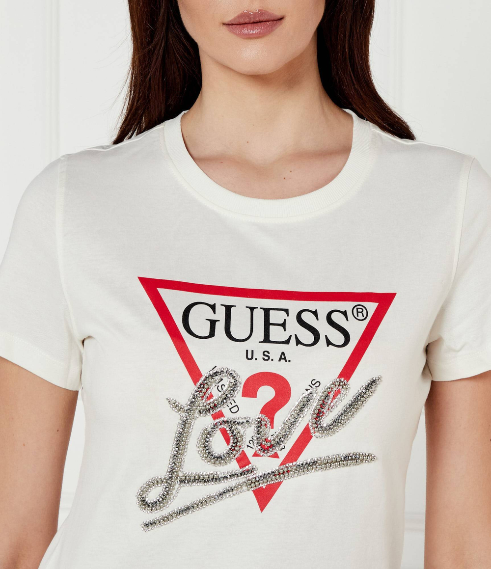 Футболка GUESS - белый(W5RI10 I3Z14)