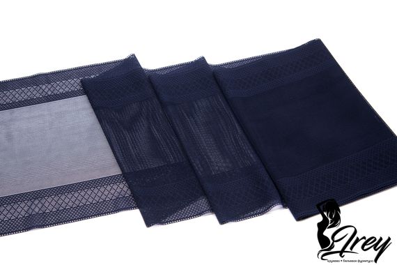 03-217 ОПТ Кружево-сетка 18,5 см, темно-синий 061