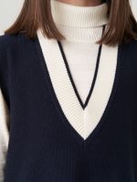 Сарафан школьный для девочки AT974 синий