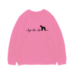 Свитшот "Эрдельтерьер - сердечный ритм"