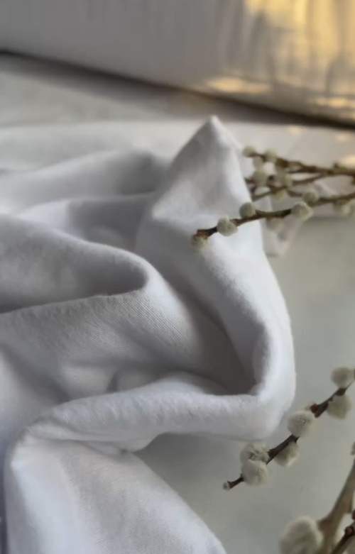 Фланель с двухсторонним начесом «Белая»