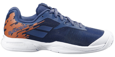 детские Кроссовки теннисные Babolat Jet Clay Junior - white/pureed pumpkin