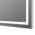 Универсальное зеркало настенное с контурной LED-подсветкой, 70 см AM.PM Gem M91AMOX0701WG