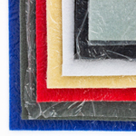 Ковролин НОРК (велюр) на резиновой основе с защитной плёнкой, ширина 2м., 50 кв.м, черный