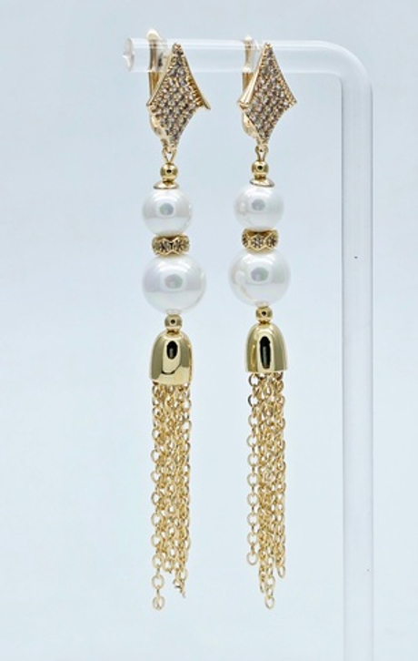 91003729 Серьги Selena Pearls