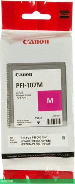 Картридж Canon PFI-107M (6707B001)