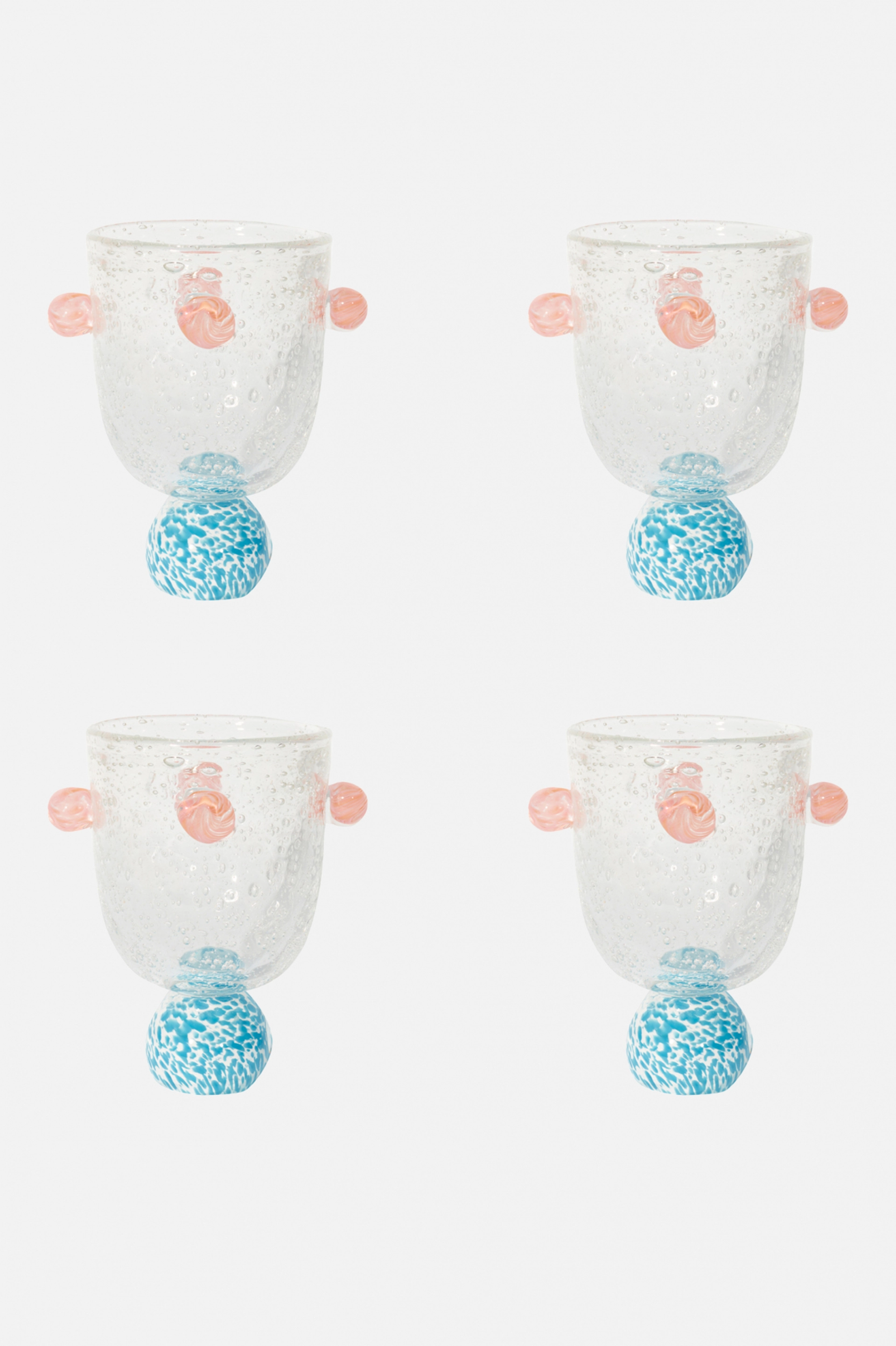 Набор стаканов Dotty Blue & Pink