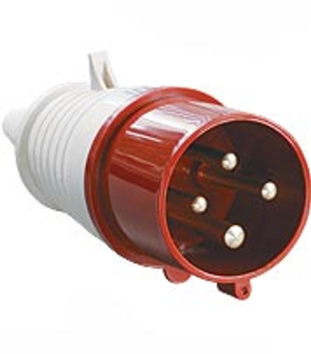 Вилка кабельная TDM 024 3Р+РЕ 32А 380В IP44 SQ0601-0005