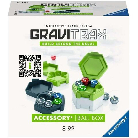 Конструктор Ravensburger Gravitrax Ball Box - Дополнительный элемент к конструктору - Коробка для мячей - Настольная игра Гравитракс 274680