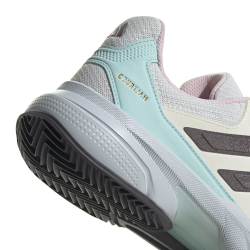 Мужские кроссовки теннисные Adidas CourtJam Control 3 M Clay - белый, черный