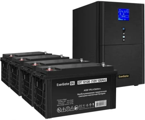 Комплект Exegate SZ-5000.LCD.AVR.2SH.1C13.T.RJ.USB