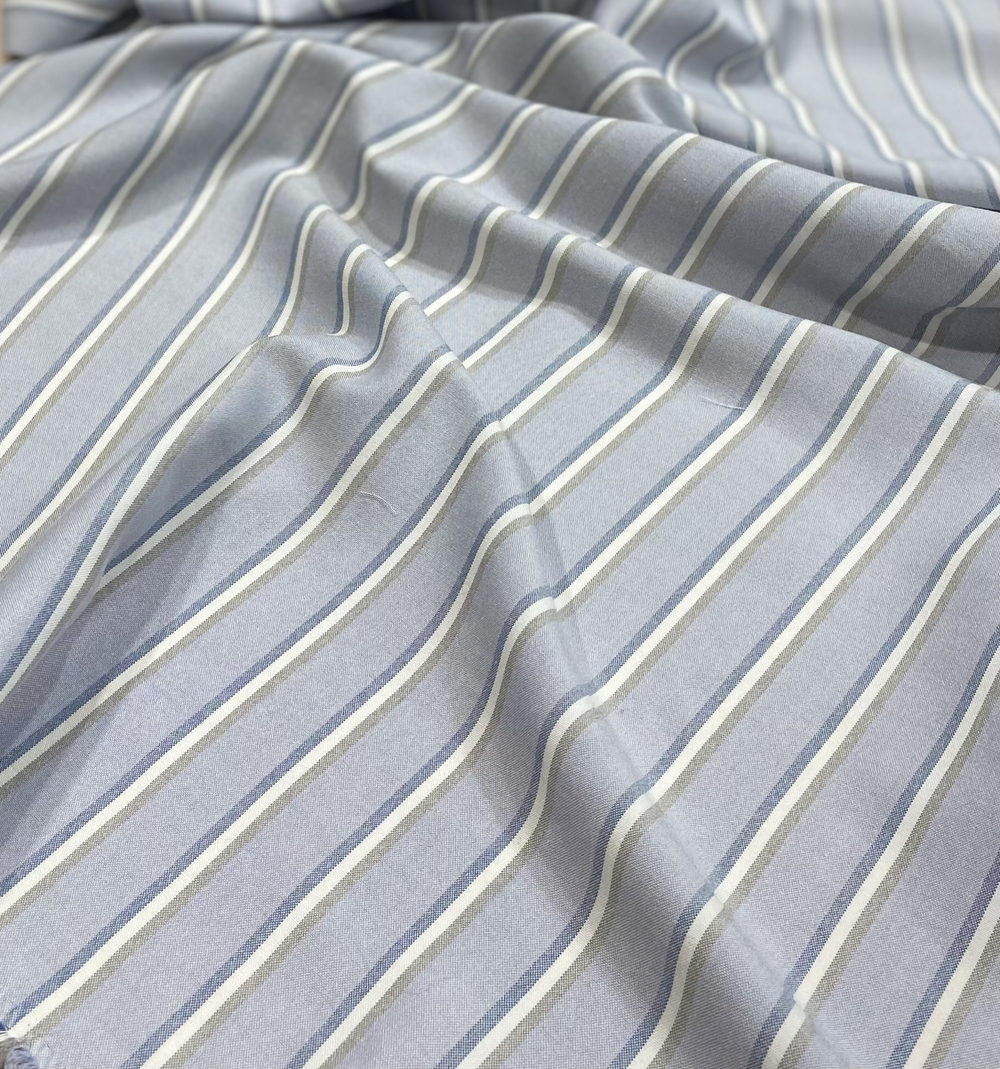 Ткань блузочная, рубашечная 80% хлопок 20% вискоза (Италия) ш-150см 1м