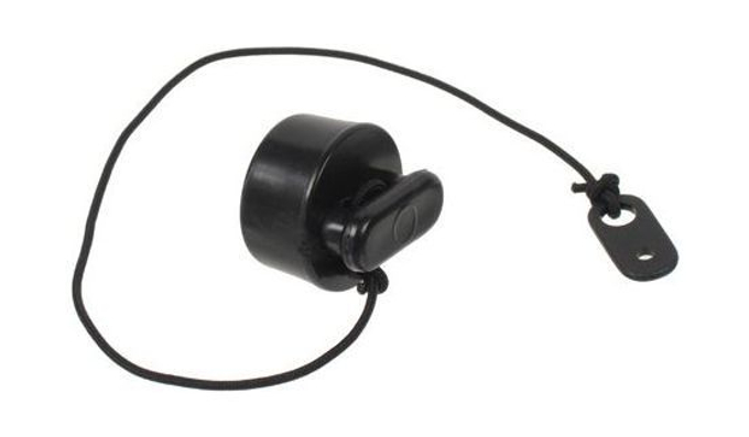 Пробка сливного клапана, черная