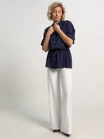 Блуза Мариша НЬЮ (синяя) Б15532-30М LT Collection