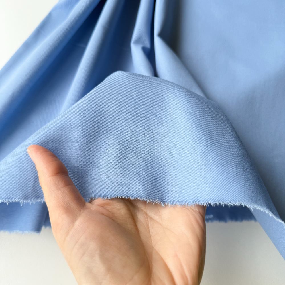 Джинса хлопковая (плотность 195 гр/м2) Голубая