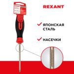 Отвертка крестовая PH1х100мм, трехкомпонентная рукоятка, сталь S2 REXANT