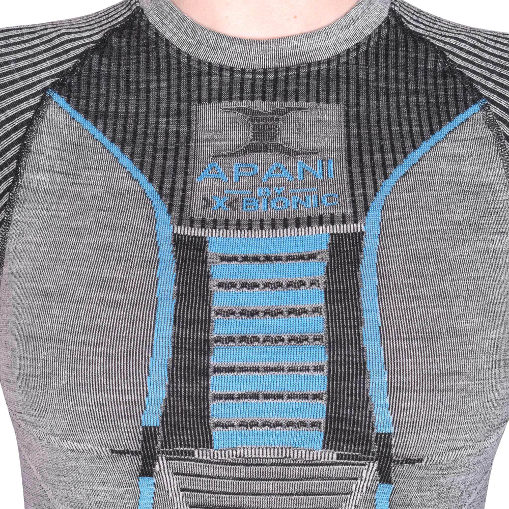 Термобелье женское лонгслив X-Bionic Apani 4.0 Merino Shirt Round Neck LG SL