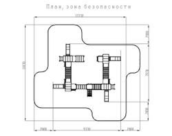Детский игровой комплекс В гостях у сказки Н 900 ДИК 1.05.01-30