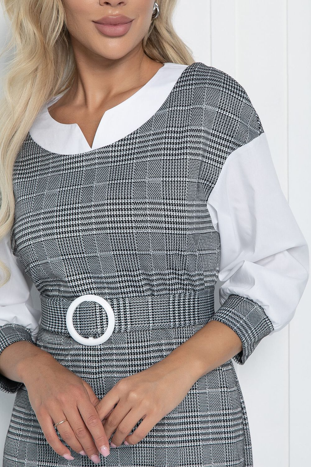 Платье Брют (светло-серое) П11063 LT Collection (Акция)