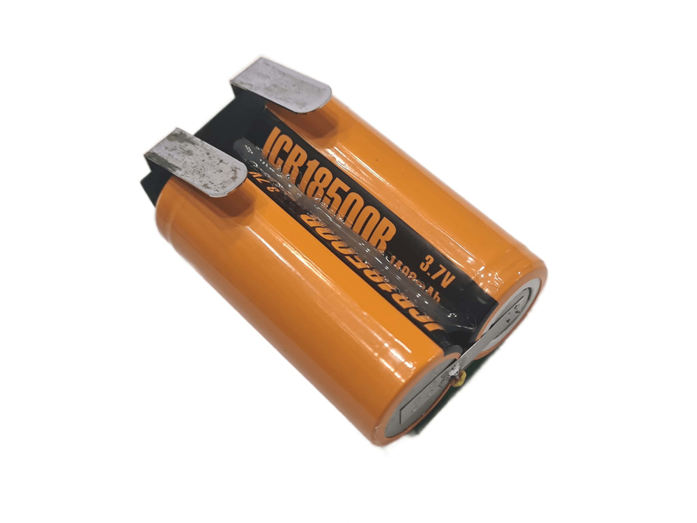 Ремонт аккумулятора бритвы Li-Ion 2*18500