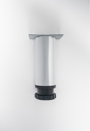 Опора А 178 Хром 50мм х 100мм / Заглушка регулируемая с Площадкой 50х70мм /