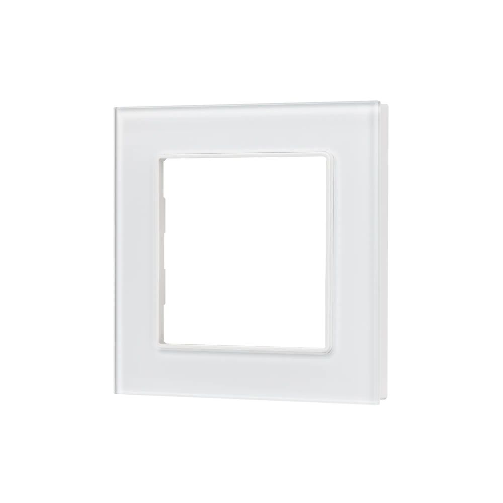 Рамка стеклянная FRM-GLARE-GS-1-WH (Arlight, -) 043786
