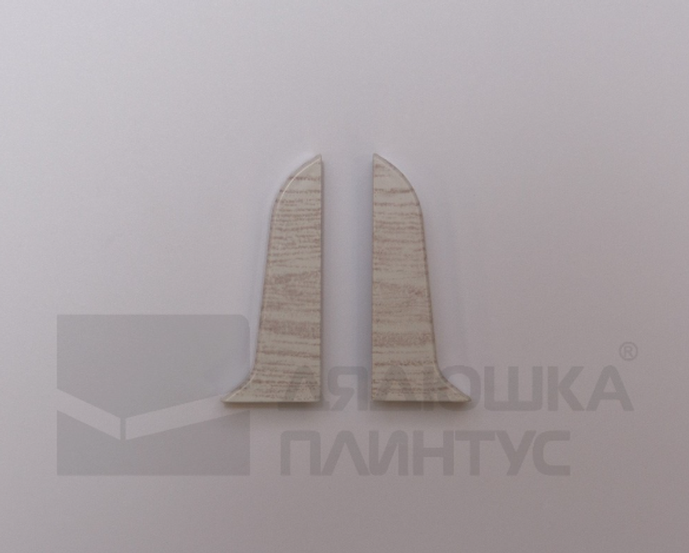 Заглушка для плинтуса ПВХ 58мм 2шт/уп 5810