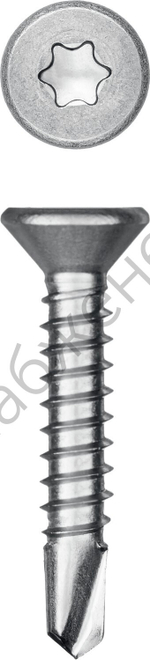 KRAFTOOL DS-C 25 х 3.9 мм, А2, сверло, потай, ТХ15, саморез нержавеющий, 500 шт (300932-39-025)