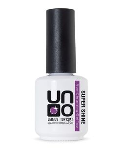 Uno SUPER SHINE Gel Top - Верхнее покрытие без липкого слоя, 15мл