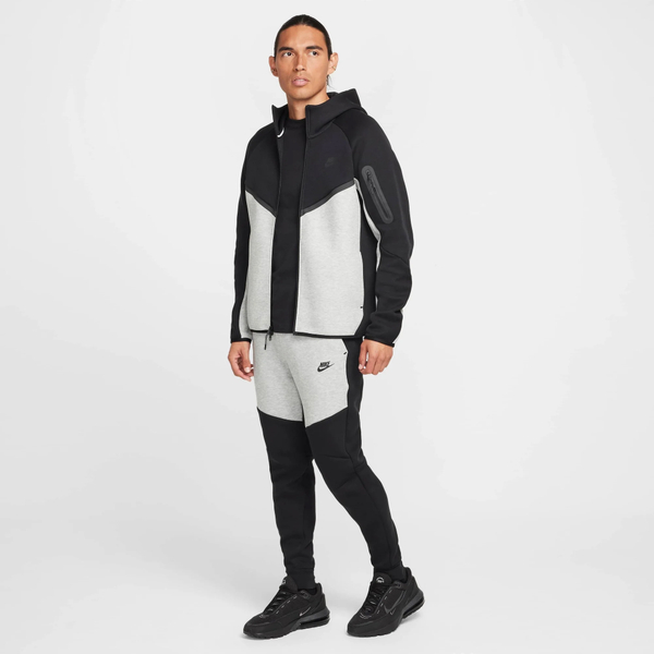Костюм Nike Tech Fleece zip logo black/grey