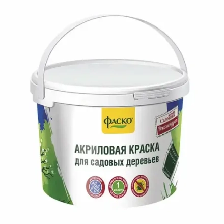 Акриловая краска для садовых деревьев ФАСКО  в ведре 2,5кг.