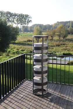 Tumba, комплект антрацит/серый, алюминий