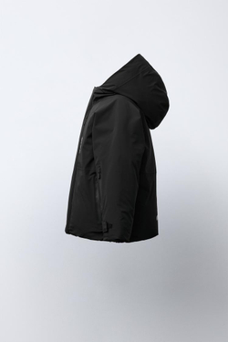 ZARA ВОДОНЕПРОНИЦАЕМАЯ И ВЕТРОЗАЩИТНАЯ КУРТКА RECCO®, ЧЕРНЫЙ