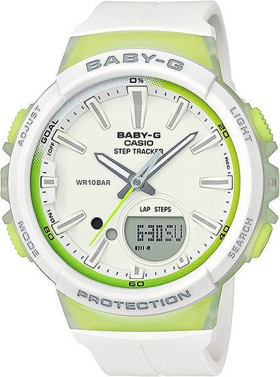 Наручные часы Casio Baby-G BGS-100-7A2 с шагомером