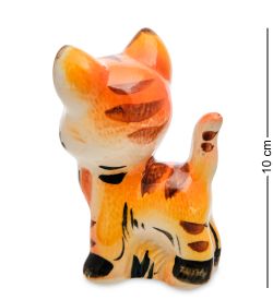 ГЛ- 059 Фигурка «Кошечка» цв. (Гжельский фарфор)