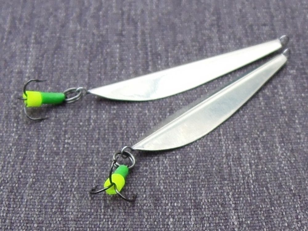 Блесна Зимняя WINTERLURES Маропедка классика 45мм тройник мельхиор/латунь/медь