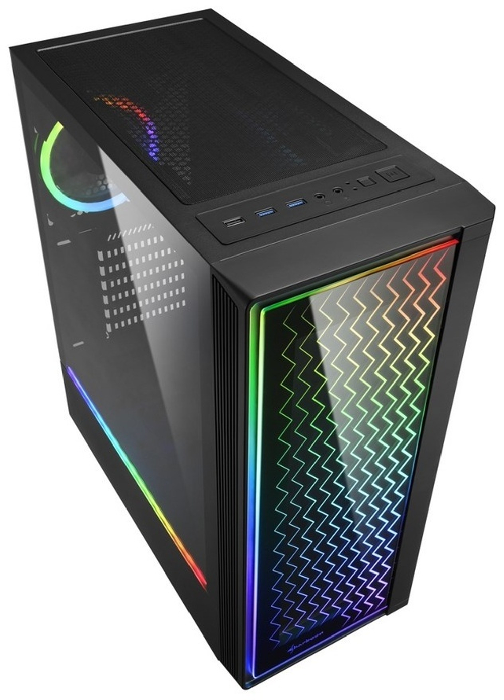 Корпус Sharkoon RGB LIT 200 черный