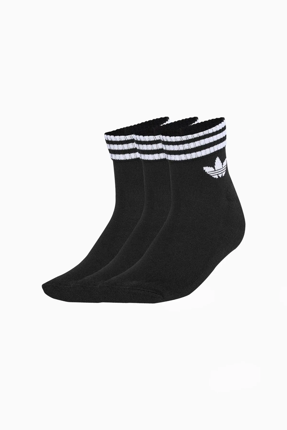 Носки adidas 3-Stripes Ankle 3 Pairs - черный