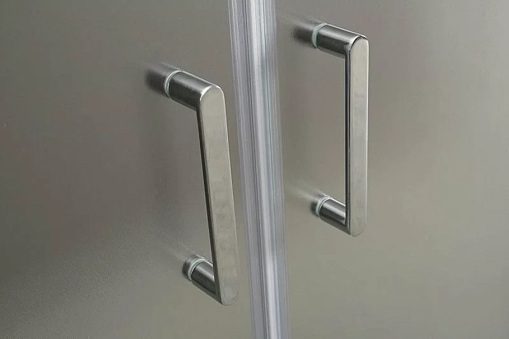 Душевая дверь BELBAGNO UNIQUE-BF-2-150/180-P-Cr стекло рифленое/профиль хром