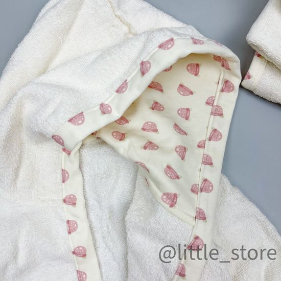 Банный комплект "Черепаха и компания" розовый