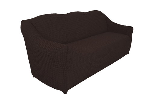Чехол Модерн на 3-х местный диван, цвет Кофе