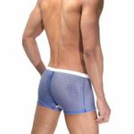 Трусы мужские боксеры синие в сеточку La Blinque LB15044